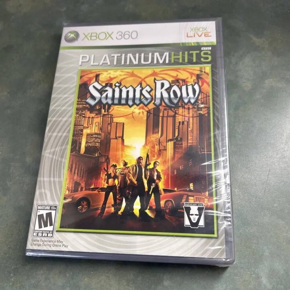 Saints Row Platinum Hits Xbox 360 New Sealed Original Shrink Wrap READ Target